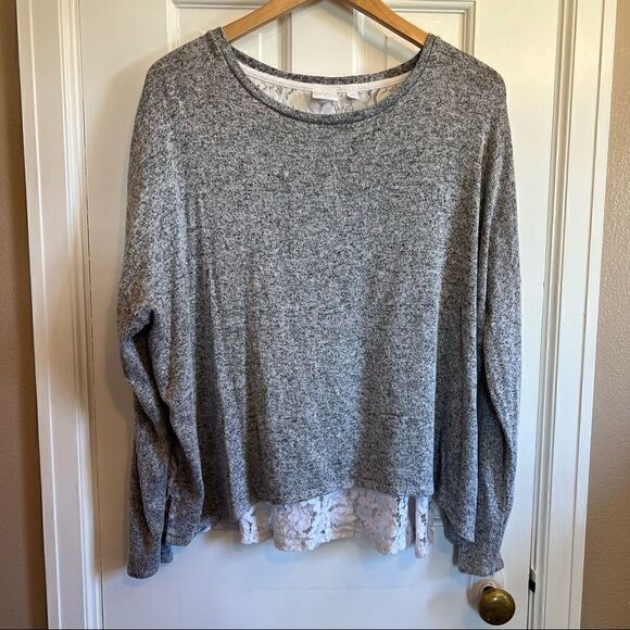 Sojo New York and company lace back sweater - Picture 3 of 7